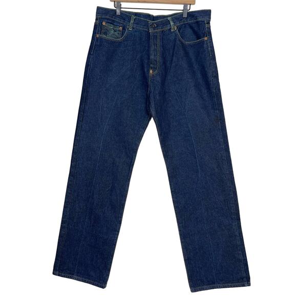 RMC Red Monkey Company Jeans Mens Size 38 Embroidered Pocket